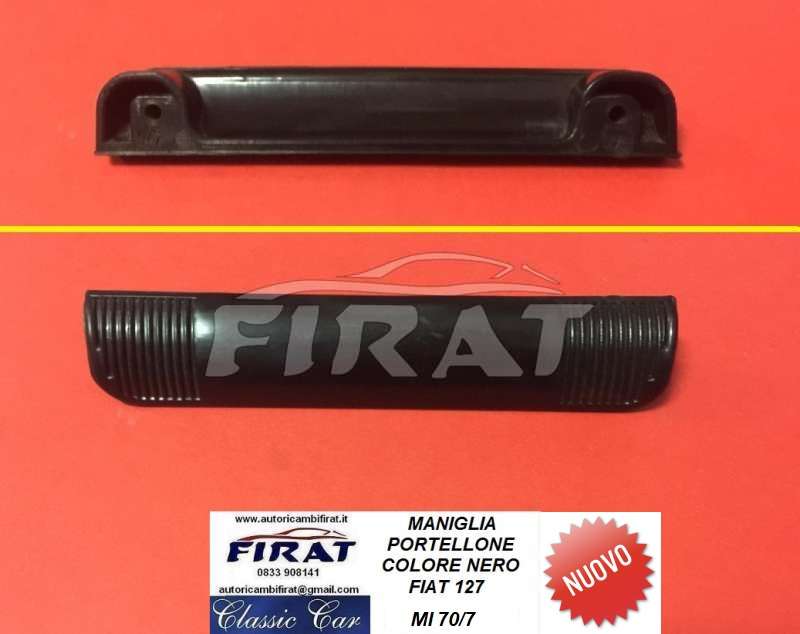 MANIGLIA PORTELLONE FIAT 127 NERA (70/7)